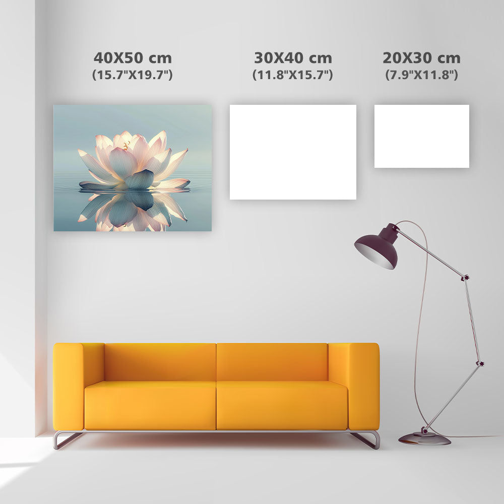 Elegant Lotus Lugn - Diamantmålning