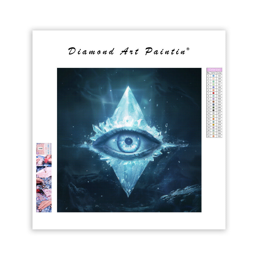 Förtrollat kristallöga - Diamantmålning