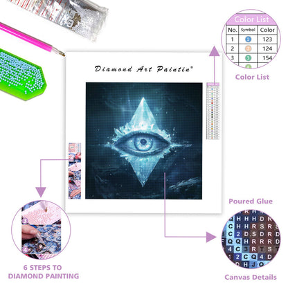Förtrollat kristallöga - Diamantmålning