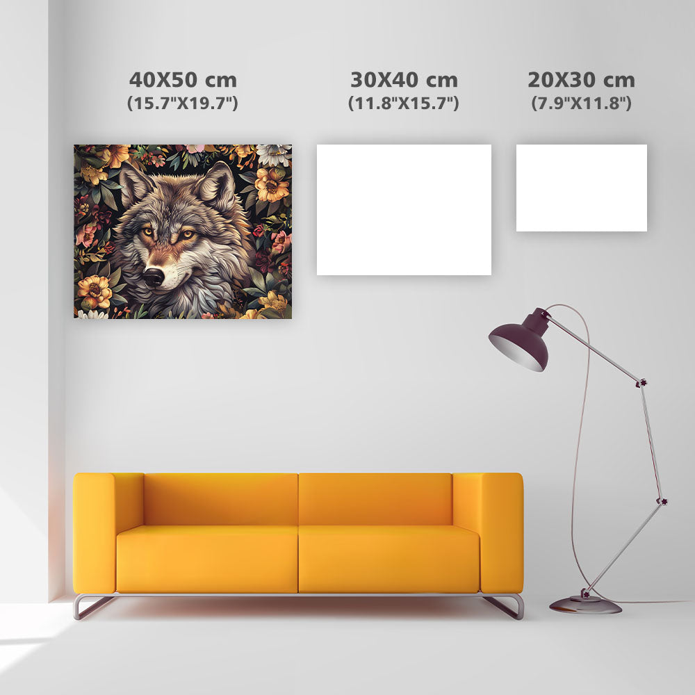 Blommig följeslagare - Diamantmålning