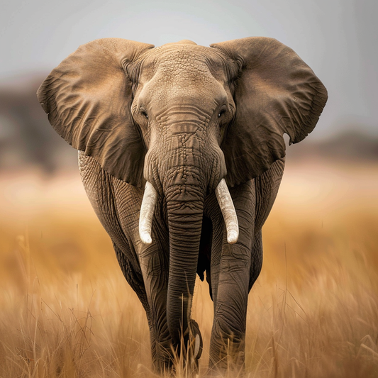 Mild elefant lugn - Diamantmålning