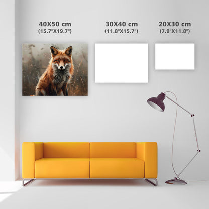 Porträtt av en mild räv - Diamantmålning