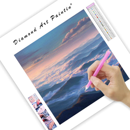 Stora Smoky Mountains Molnhav - Diamantmålning