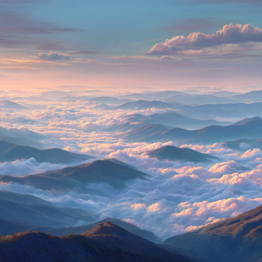 Stora Smoky Mountains Molnhav - Diamantmålning