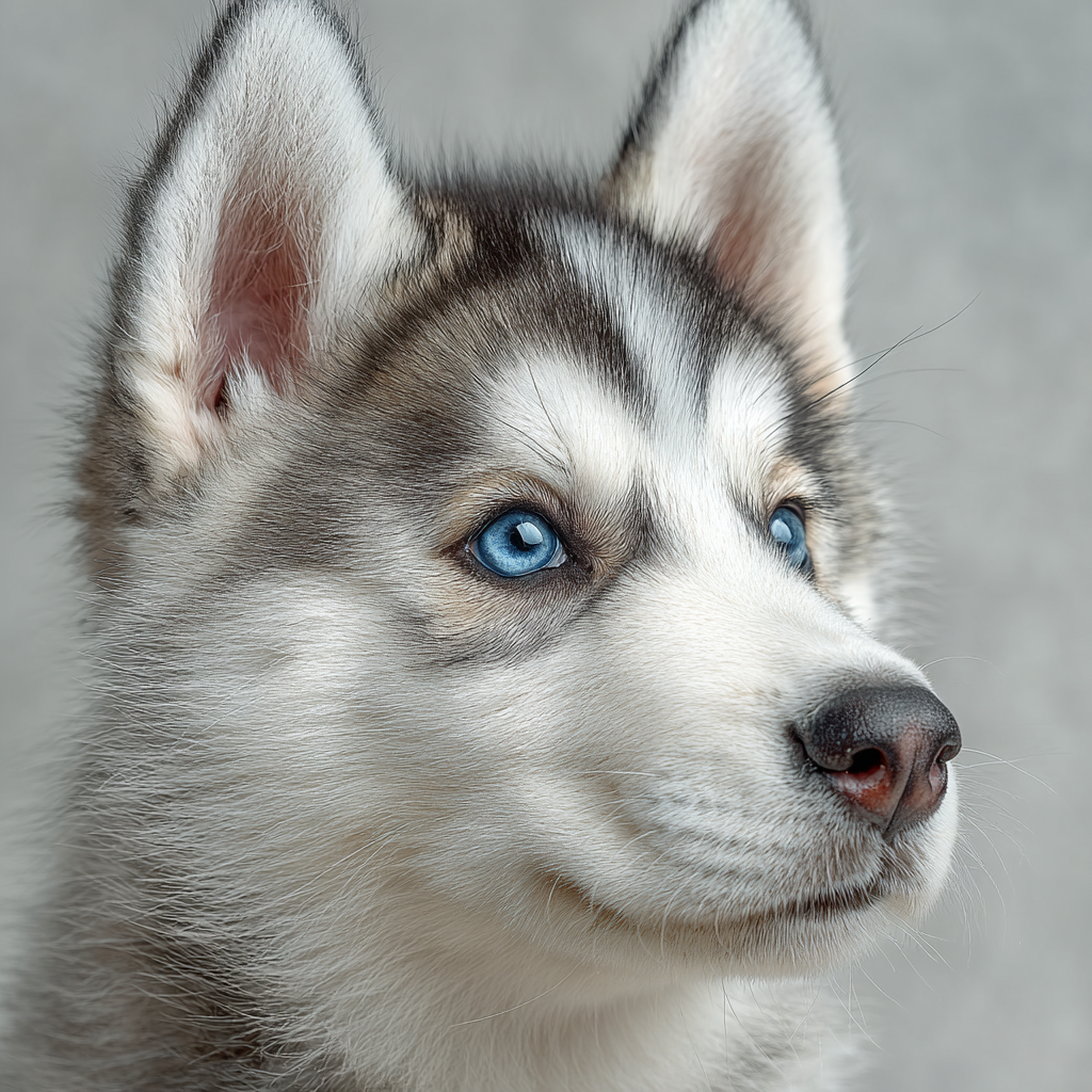 Nyfiken fluffig valp - Diamantmålning