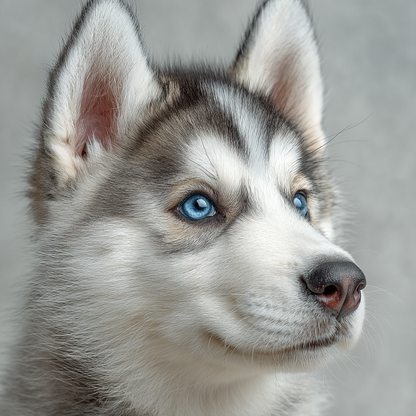 Nyfiken fluffig valp - Diamantmålning