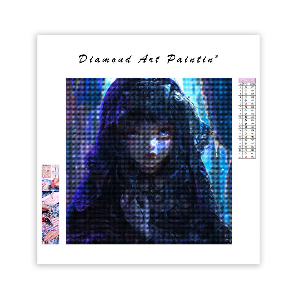 Midnattsberättelse - Diamantmålning