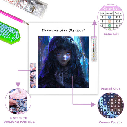 Midnattsberättelse - Diamantmålning