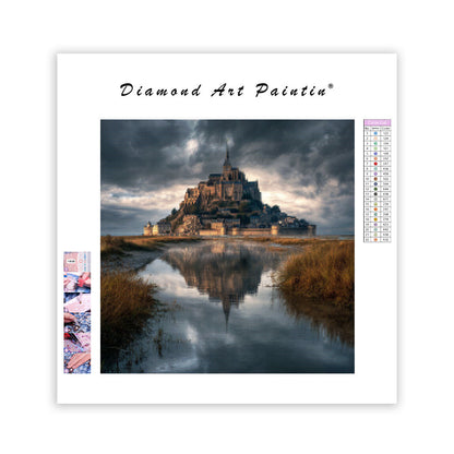 Mont-Saint-Michel-fästningen - Diamantmålning