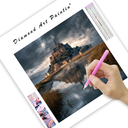 Mont-Saint-Michel-fästningen - Diamantmålning