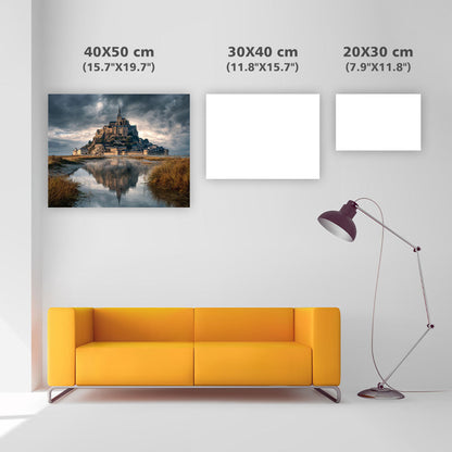 Mont-Saint-Michel-fästningen - Diamantmålning