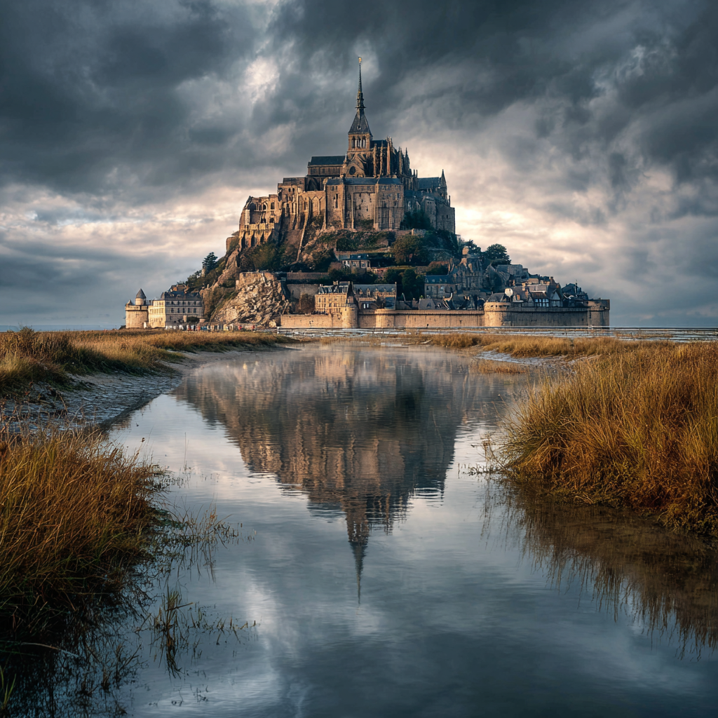 Mont-Saint-Michel-fästningen - Diamantmålning