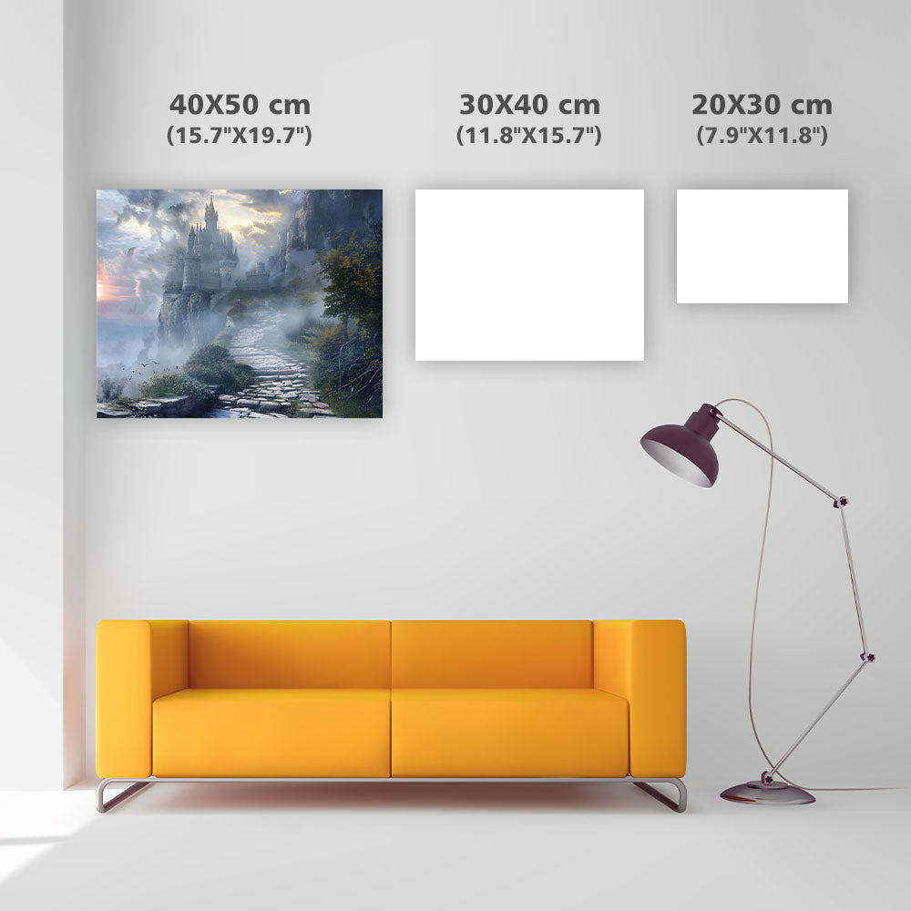 Mystisk slottsstig - Diamantmålning