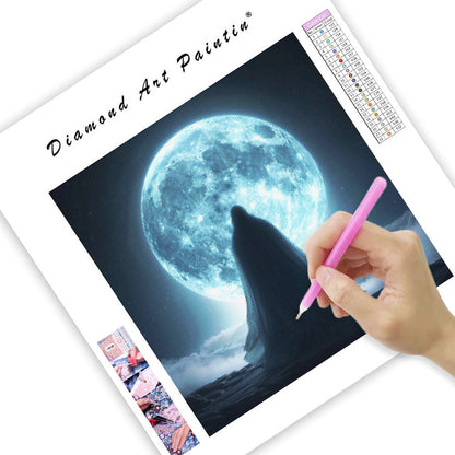Mystic Moon Guardian - Diamantmålning
