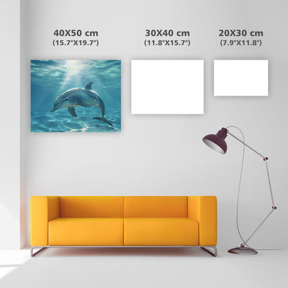 Ocean Dolphin Flow - Diamantmålning