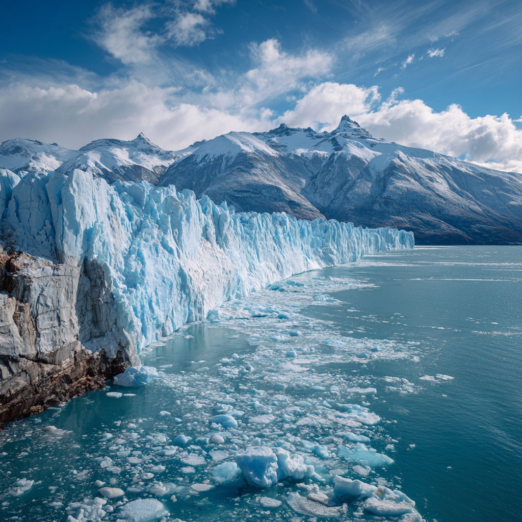 Perito Moreno Glaciärblå - Diamantmålning