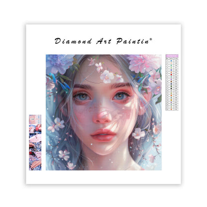 Kronbladsdagdröm - Diamantmålning