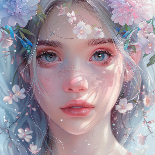 Kronbladsdagdröm - Diamantmålning