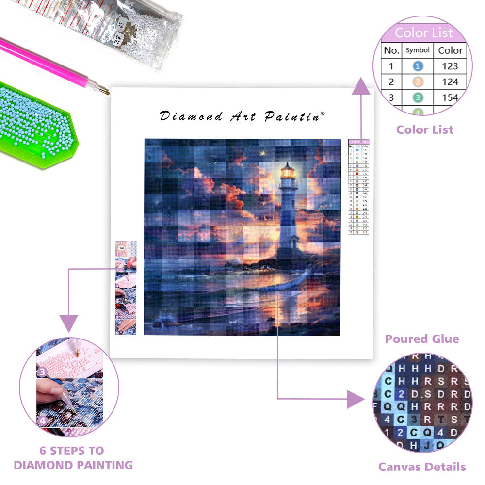 Tyst fyrglöd - Diamantmålning