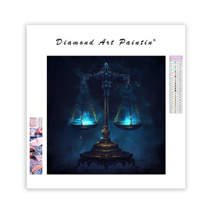 Helig balansvåg - Diamantmålning