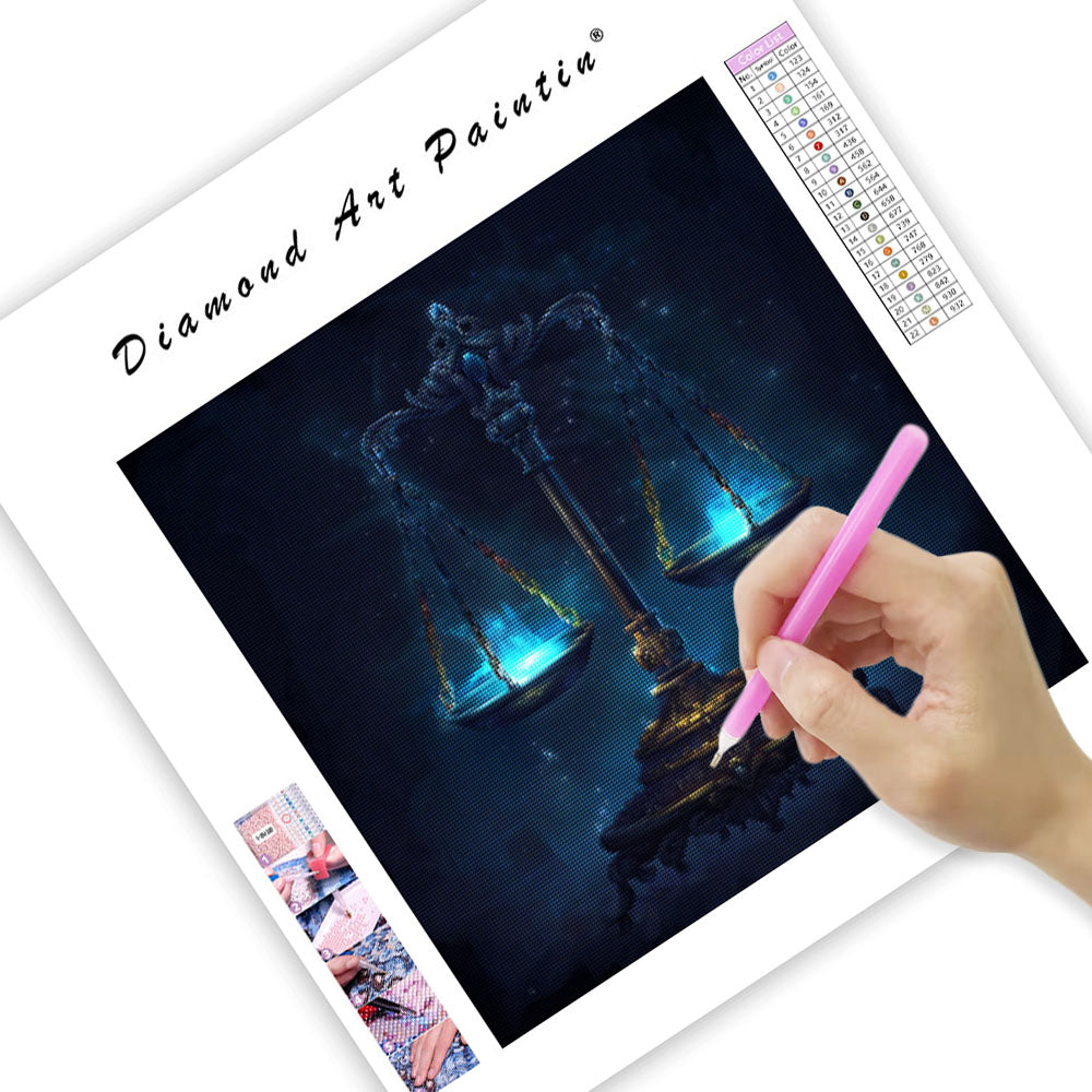 Helig balansvåg - Diamantmålning