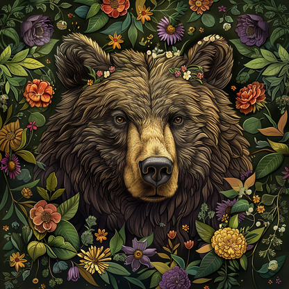 Skogens ande - Diamantmålning