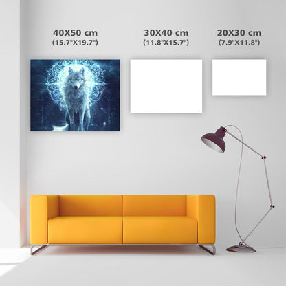 Spirit Wolf Totem - Diamantmålning