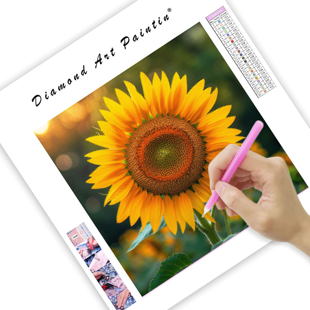 Solrosglans - Diamantmålning