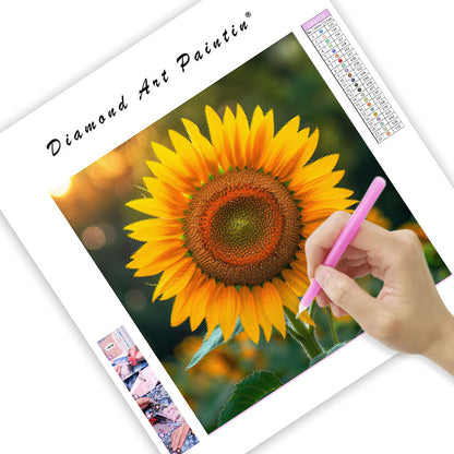 Solrosglans - Diamantmålning