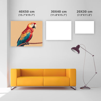 Tropisk papegoja - Abborre - Diamantmålning