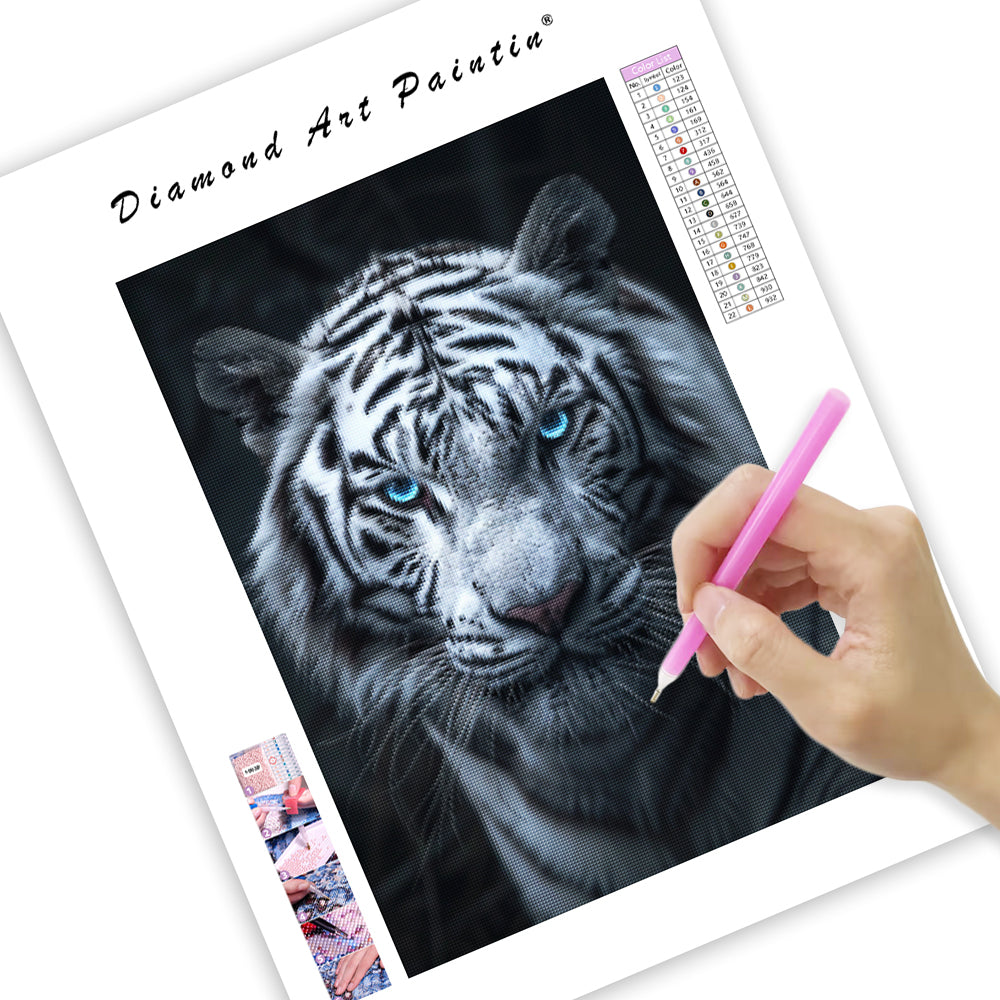 Mystisk tiger – Diamantmålning