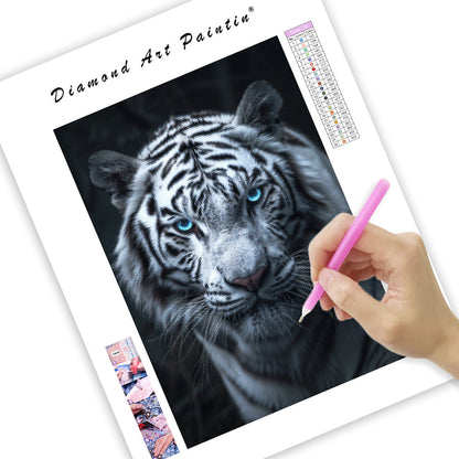 Mystisk tiger – Diamantmålning
