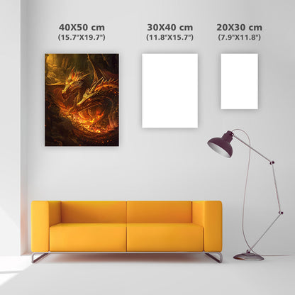 Tvillingdrakar från avgrunden – Diamantmålning