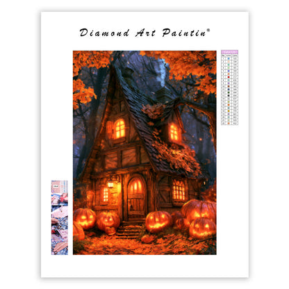 Halloweenstuga - DiamantmåLning