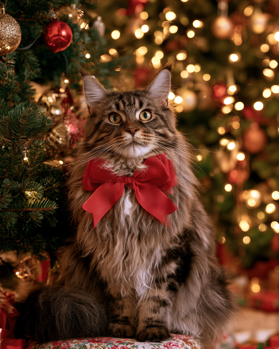 Maine Coon till jul - DiamantmåLning