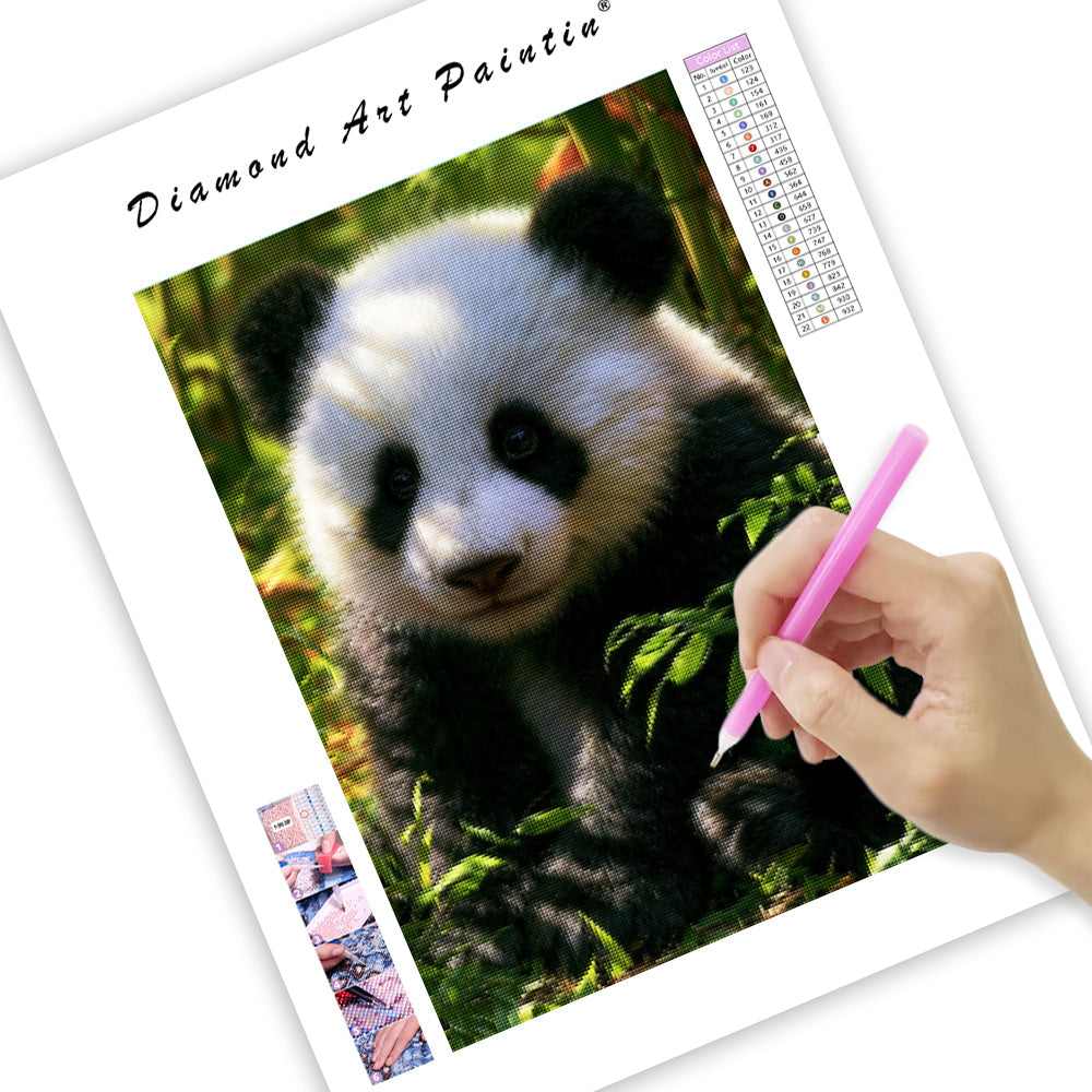 Pandaskog - DiamantmåLning