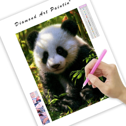 Pandaskog - DiamantmåLning