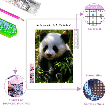 Pandaskog - DiamantmåLning
