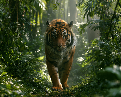 Tiger i djungeln - DiamantmåLning