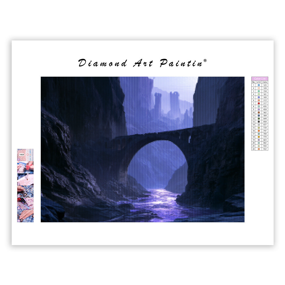 Den bortglömda bron - Diamantmålning