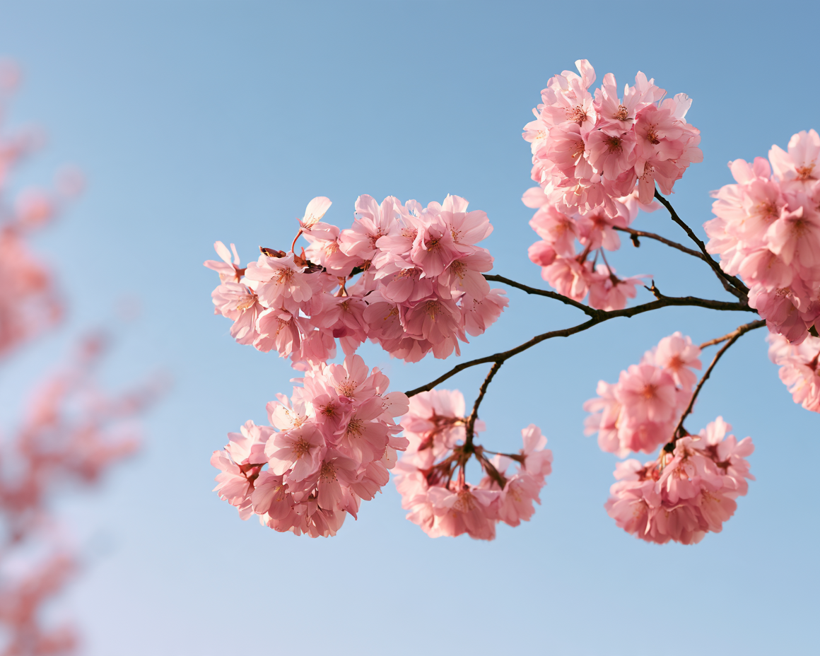 Körsbärsblommor i vinden - Diamantmålning