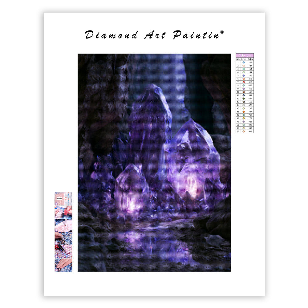 Kristallgrotta - Diamantmålning