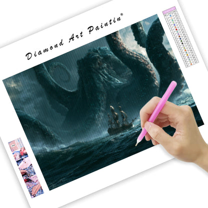 Kraken reser sig - Diamantmålning