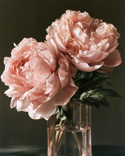 Rosa pioner - Diamantmålning
