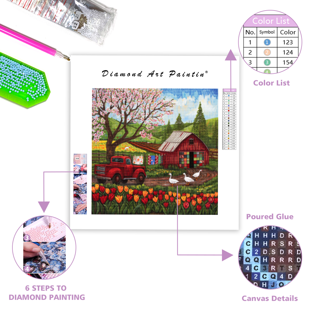 Quilt Farm - Diamantmålning