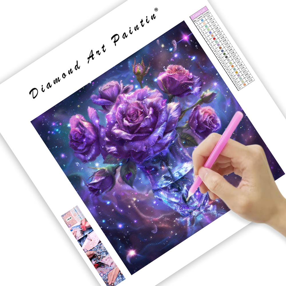 Galaxy Rose – Diamantmålning