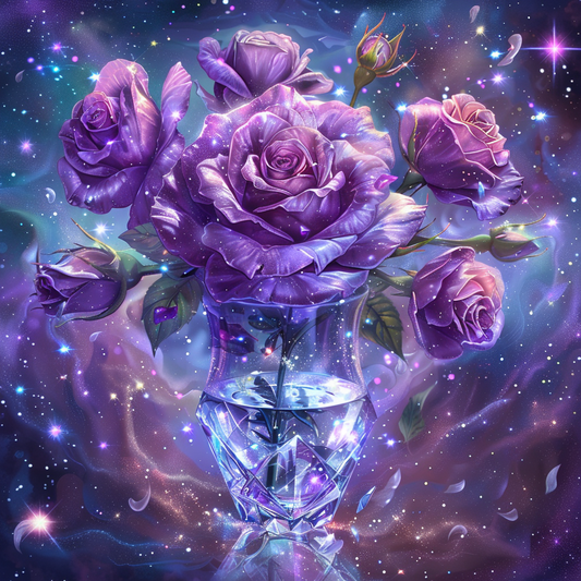 Galaxy Rose – Diamantmålning