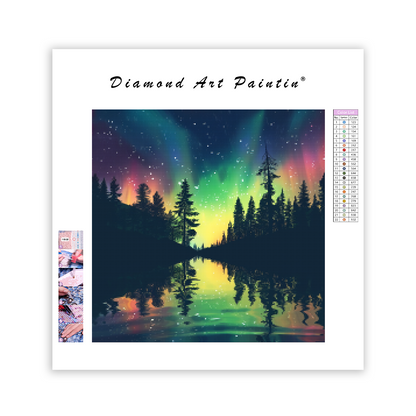 Aurora Tranquility - Diamantmålning