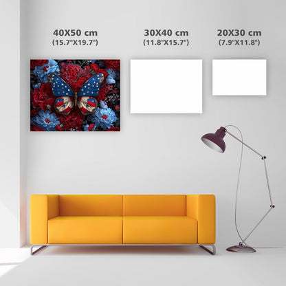 Amerikansk fjäril - Diamantmålning