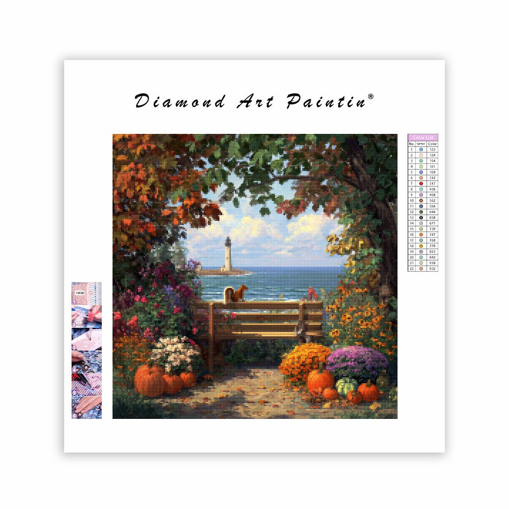 Höstkustlinje - Diamantmålning